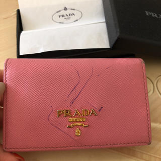 プラダ(PRADA)のたま様ご専用 プラダ カードケース ピンク 財布(財布)