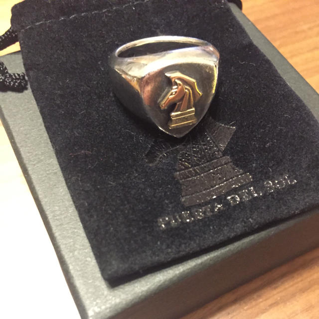 PUERTA DEL SOL(プエルタデルソル)のプエルタデルソル  リング K18 silver メンズのアクセサリー(リング(指輪))の商品写真