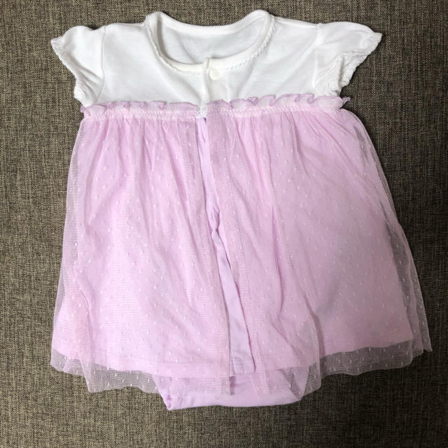 UNIQLO(ユニクロ)のチュールワンピース 60  キッズ/ベビー/マタニティのベビー服(~85cm)(ワンピース)の商品写真