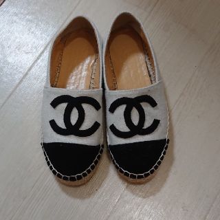 シャネル(CHANEL)のノベルティ エスパドリーユ(スリッポン/モカシン)