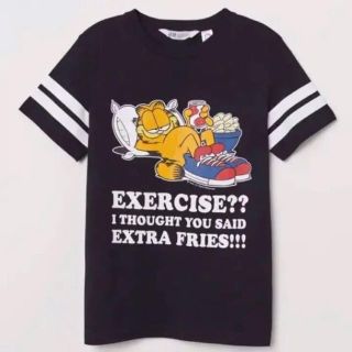 エイチアンドエム(H&M)のTシャツ ガーフィールド H&M キッズ レディース 新品タグ 145 150 (Tシャツ/カットソー)