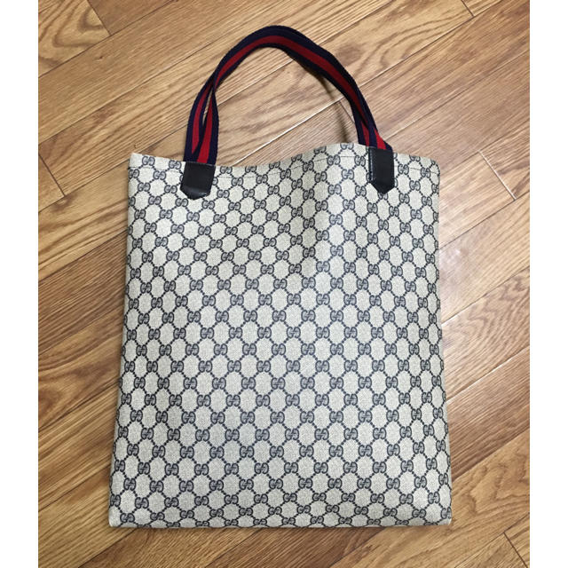 Gucci(グッチ)の専用【GUCCI オールドグッチ】シェリーライン  トートバッグ/ネイビー レディースのバッグ(トートバッグ)の商品写真