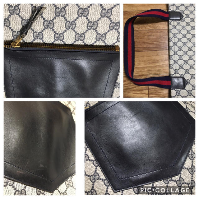 専用【GUCCI オールドグッチ】シェリーライン トートバッグ/ネイビー 専用【GUCCI オールドグッチ】シェリーライン トートバッグ/ネイビー