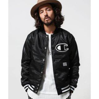 チャンピオン(Champion)の【美品】champion×Let it Ride×nano universe(スタジャン)