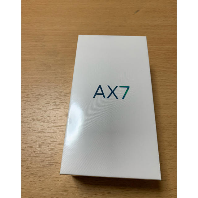 SIMフリー　OPPO AX7 ブルースマートフォン本体