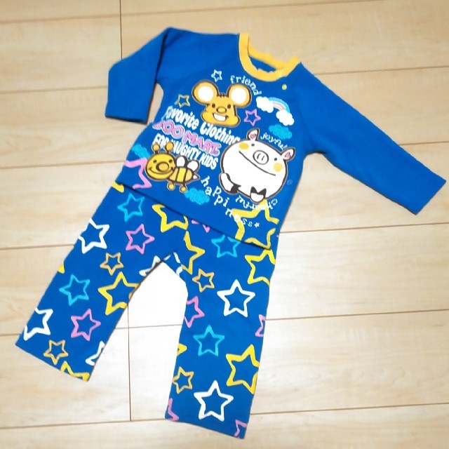 冬用　パジャマ　上下セット　裏起毛　厚手 キッズ/ベビー/マタニティのキッズ服男の子用(90cm~)(パジャマ)の商品写真