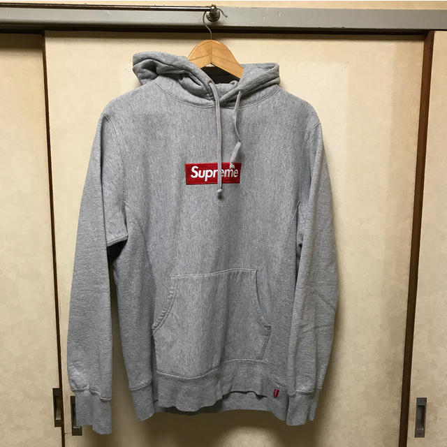 supreme  boxロゴ パーカー