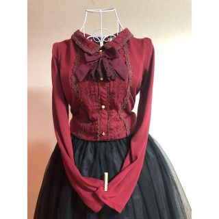 アクシーズファム(axes femme)の＊axes femme＊ 貴婦人のようなゴス ロリータ系 トップス(カットソー(長袖/七分))