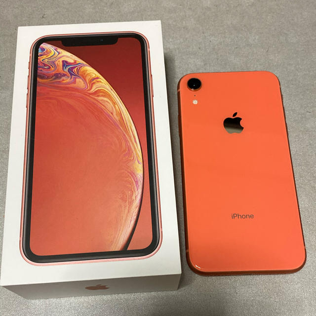 iPhone XR 128GB コーラル simフリー