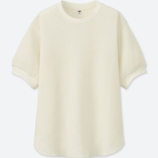 ユニクロ(UNIQLO)のUNIQLO ワッフルクルーネックT(Tシャツ(半袖/袖なし))