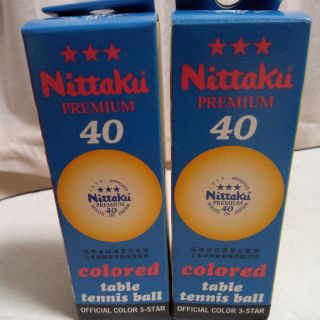 Nittku ニッタクプレミアム　卓球　ピンポン玉　6個セット(卓球)