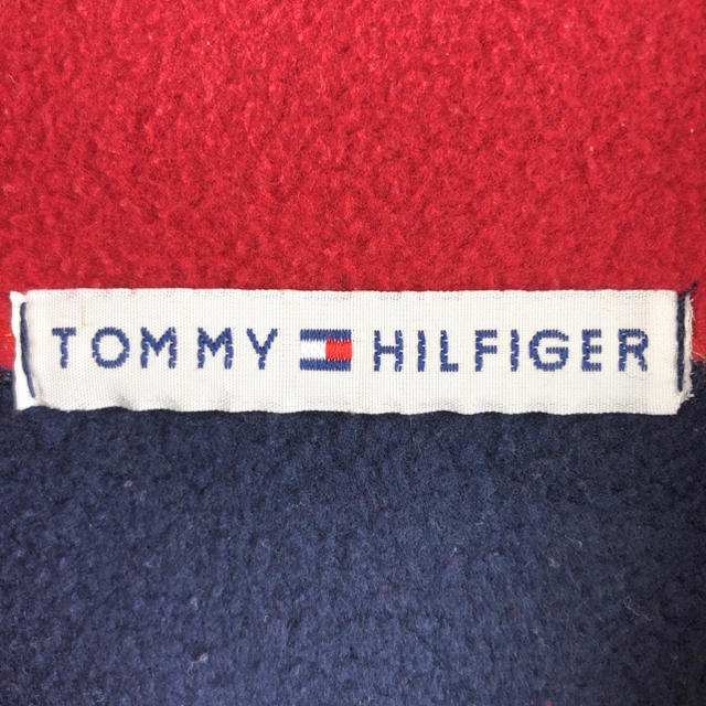 TOMMY HILFIGER(トミーヒルフィガー)のトミーフルフィガー 80s 90s ヴィンテージ  フリース ハーフジップ メンズのトップス(ニット/セーター)の商品写真