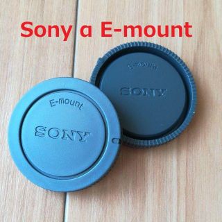 新品 Sony α Eマウント用 互換品 リヤレンズ & ボディキャップ(ミラーレス一眼)