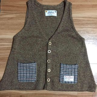 ハリスツイード(Harris Tweed)のergニットベスト(ベスト/ジレ)