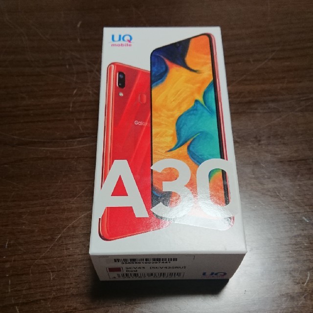 GALAXY A30 レッド 未開封