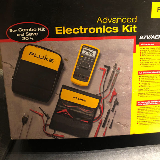 FLUKE87v advanced eleatro nics kit 名作 13515円 solidarite ...