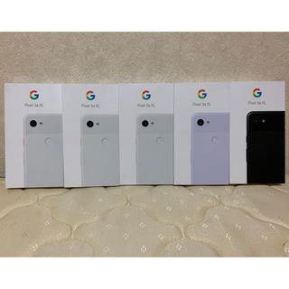 アンドロイド(ANDROID)のGoogle Pixel 3a XL 5台 ロック解除 SIMフリー 新品未使用(スマートフォン本体)