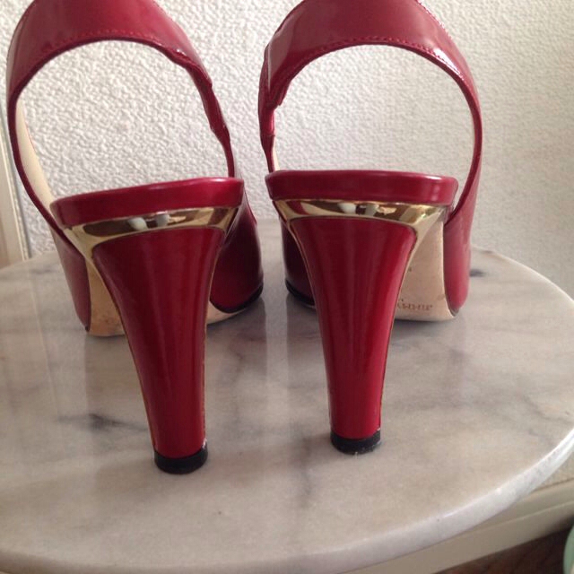 JIMMY CHOO 赤 サンダル | loneoakpoint.com