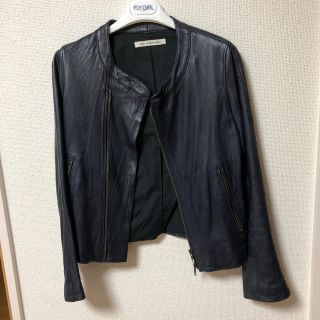 ユナイテッドアローズグリーンレーベルリラクシング(UNITED ARROWS green label relaxing)のGREEN LABEL  RELAXING  レザージャケット(テーラードジャケット)