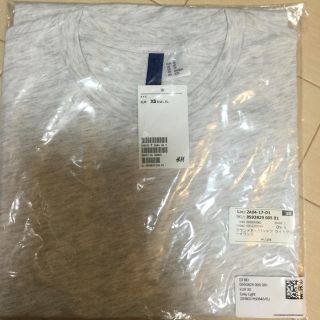 エイチアンドエム(H&M)のH&M Tシャツ半袖 ライトグレーメランジ(Tシャツ/カットソー(半袖/袖なし))