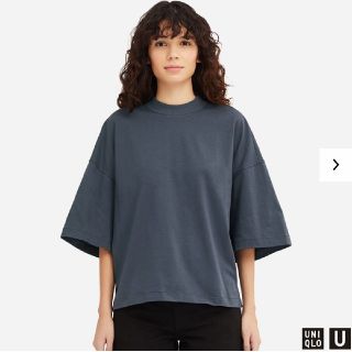 ユニクロ(UNIQLO)のオーバーサイズスクエアT（五分袖）(Tシャツ(半袖/袖なし))