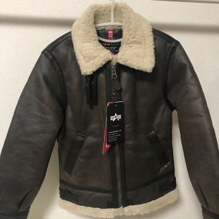 アルファインダストリーズ(ALPHA INDUSTRIES)のB-3 FAKE MOUTON JACKET" TA1334 (フライトジャケット)