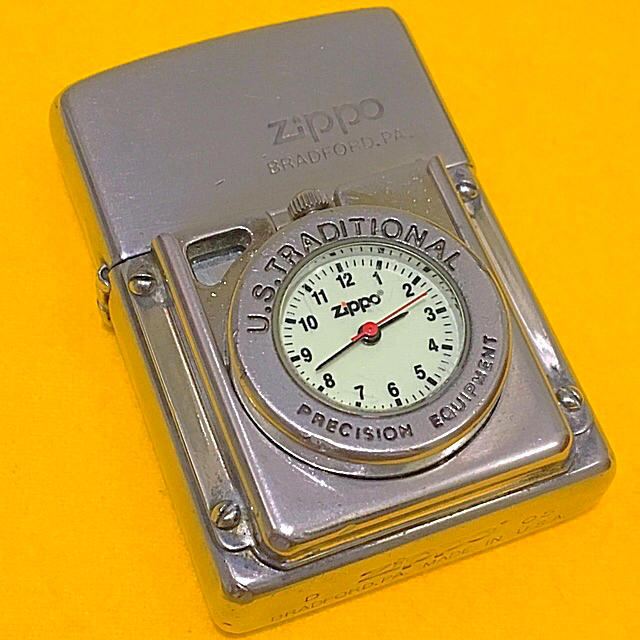 レア　zippo  ヴィンテージ　時計付き