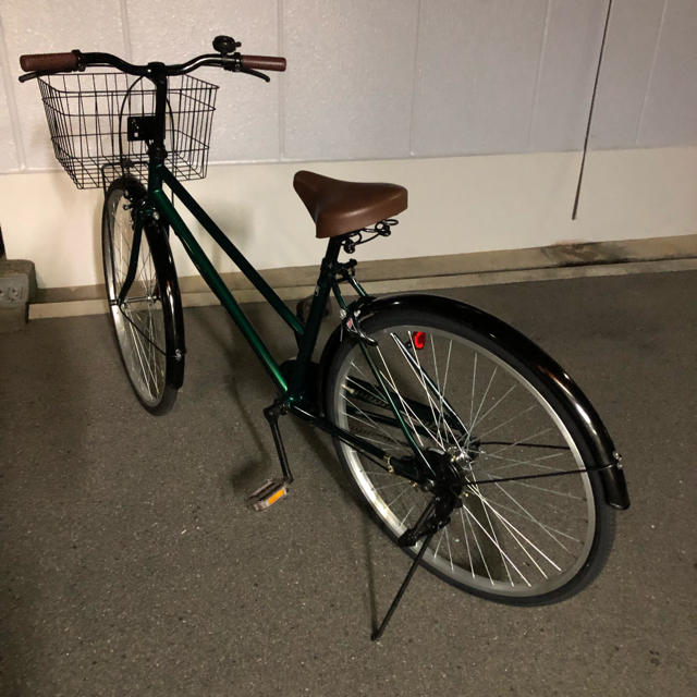26インチ  トンボ  グリーン/ブラック  美品 スポーツ/アウトドアの自転車(自転車本体)の商品写真