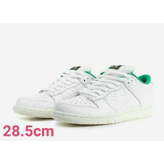 ナイキ(NIKE)のNIKE SB  BEN-G DUNK LOW ホワイト/グリーン(スニーカー)