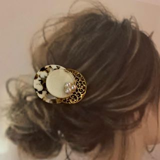 ポニーフック＊コーヒーゼリー風＊(ヘアアクセサリー)