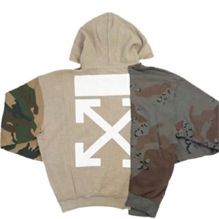 オフホワイト(OFF-WHITE)のOFF-WHITE オフホワイト 18AW CAMOUFLAGE カモフラ柄(パーカー)