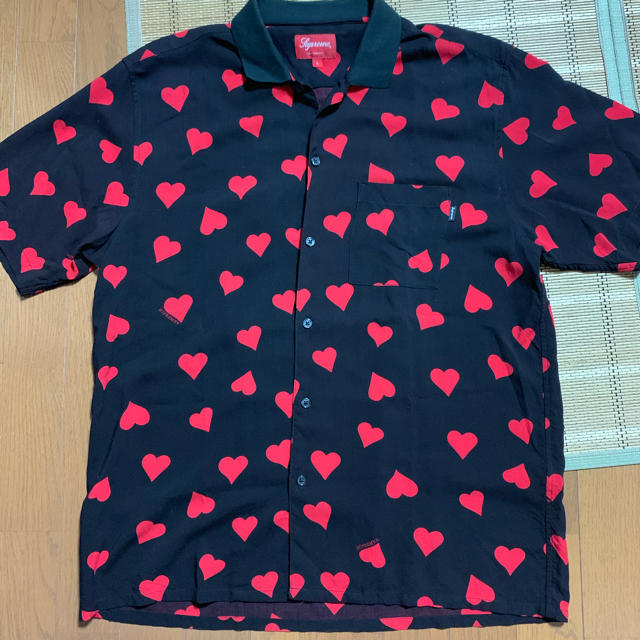 Supreme hearts rayon shirt L ハートレーヨンシャツ