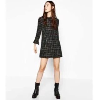 ZARA♡ツイードワンピース