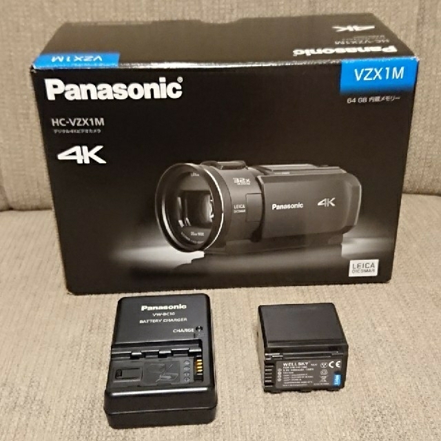 Panasonic - ◆美品◆おまけ付き◆パナソニック 4K ビデオカメラ VZX1M◆あとから補正◆