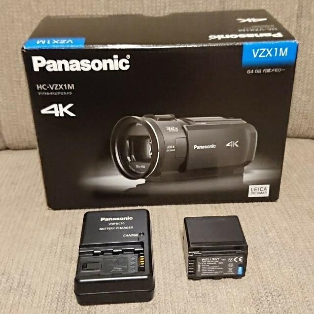 ◇美品◇おまけ付き◇パナソニック 4K ビデオカメラ VZX1M◇あとから