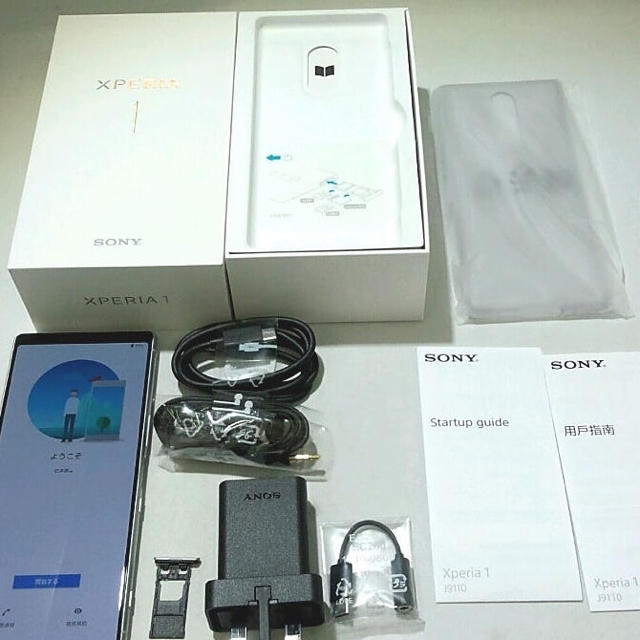 品SONY 海外版 Xperia 1 J9110 White