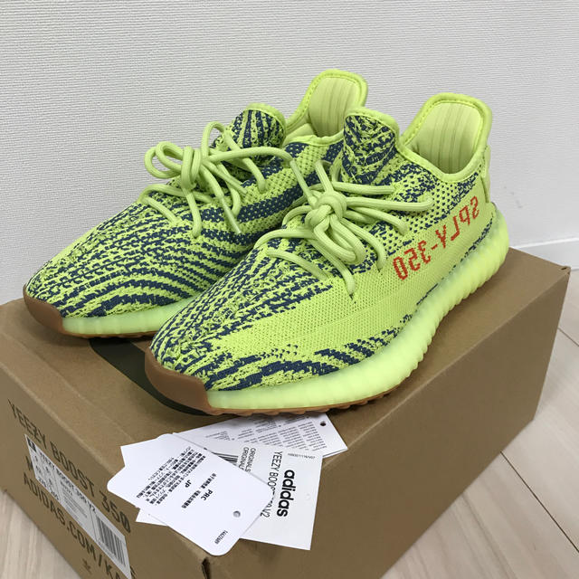 adidas(アディダス)のyeezy boost 350 v2 semi frozen yellow メンズの靴/シューズ(スニーカー)の商品写真