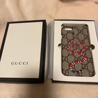 グッチ(Gucci)のGUCCI  iPhone7ケース スネークGGスプリーム★(iPhoneケース)