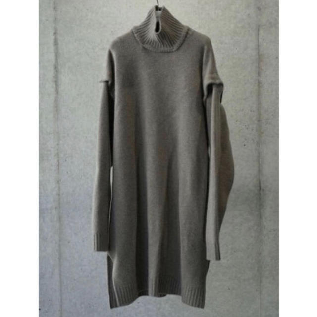 SUNSEA(サンシー)のCASHMERE DETACHABLE FOLD UP SHARE KNIT  メンズのトップス(ニット/セーター)の商品写真