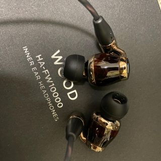 ビクター(Victor)のVictor HA-FW10000 JVC WOOD イヤホン 最終値下げ(ヘッドフォン/イヤフォン)