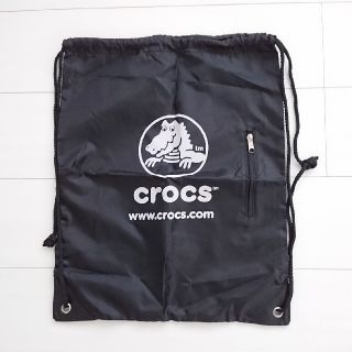 クロックス(crocs)のゆりりんさま専用 クロックス 巾着 リュック 黒 新品(リュック/バックパック)