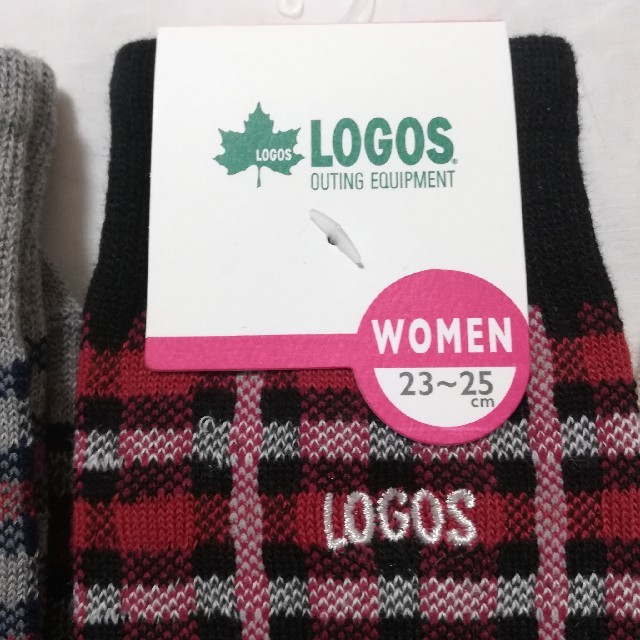 LOGOS(ロゴス)の3足 グンゼ ロゴス ソックス 靴下 レディースのレッグウェア(ソックス)の商品写真