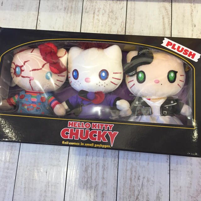 USJ ユニバ ハローキティ チャッキーキティ ぬいぐるみセット 新品 | フリマアプリ ラクマ