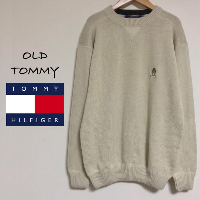 TOMMY HILFIGER(トミーヒルフィガー)のしゅるしゅる様専用Tommy Hilfiger Vガゼットワンポイント刺繍コット メンズのトップス(スウェット)の商品写真