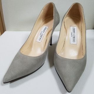 ジミーチュウ(JIMMY CHOO)のご専用です！JIMMY CHOO☆グレー☆スウェードパンプス☆34.5☆(ハイヒール/パンプス)