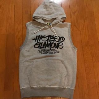 ヒステリックグラマー(HYSTERIC GLAMOUR)のhystericglamor ノースリーブパーカー ユニセックス(パーカー)