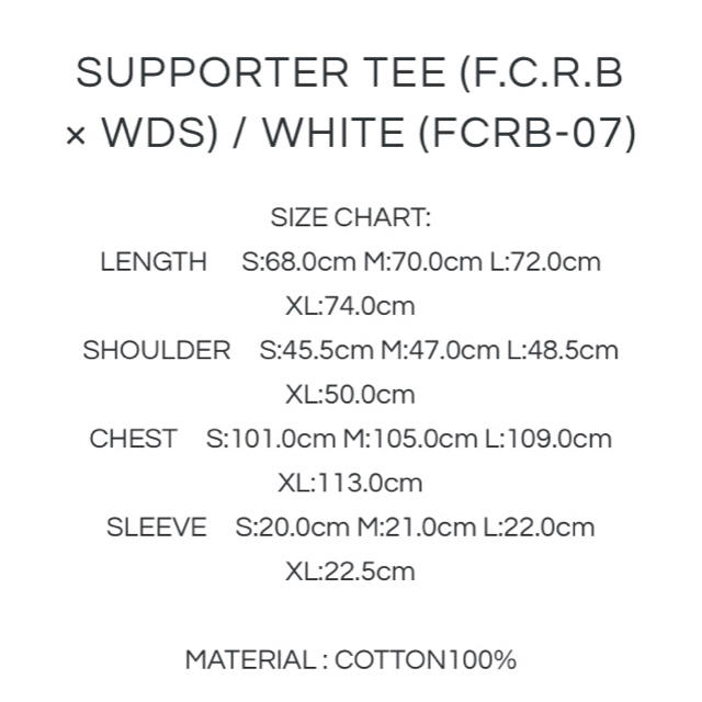 カラー F.C.R.B. - FCRB × WIND AND SEA SUPPORTER TEE 白の通販 by NIKER|エフシーアールビーならラクマ トップス