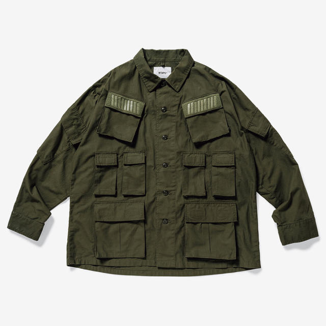 WTAPS MODULAR LS 01 SHIRT  L サイズ　モデュラー