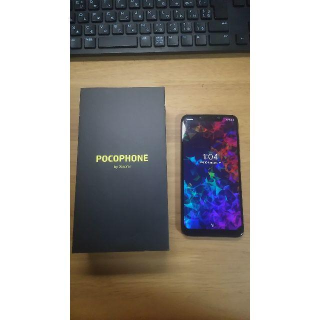 Pocophone F1（ケース、フィルムあり）スマートフォン本体