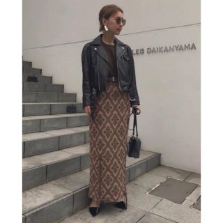 アメリヴィンテージ(Ameri VINTAGE)のAmeri  MAGGIE KNIT SKIRT✨(ロングスカート)